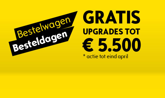 Gratis upgrades en scherpe financiering tot eind april